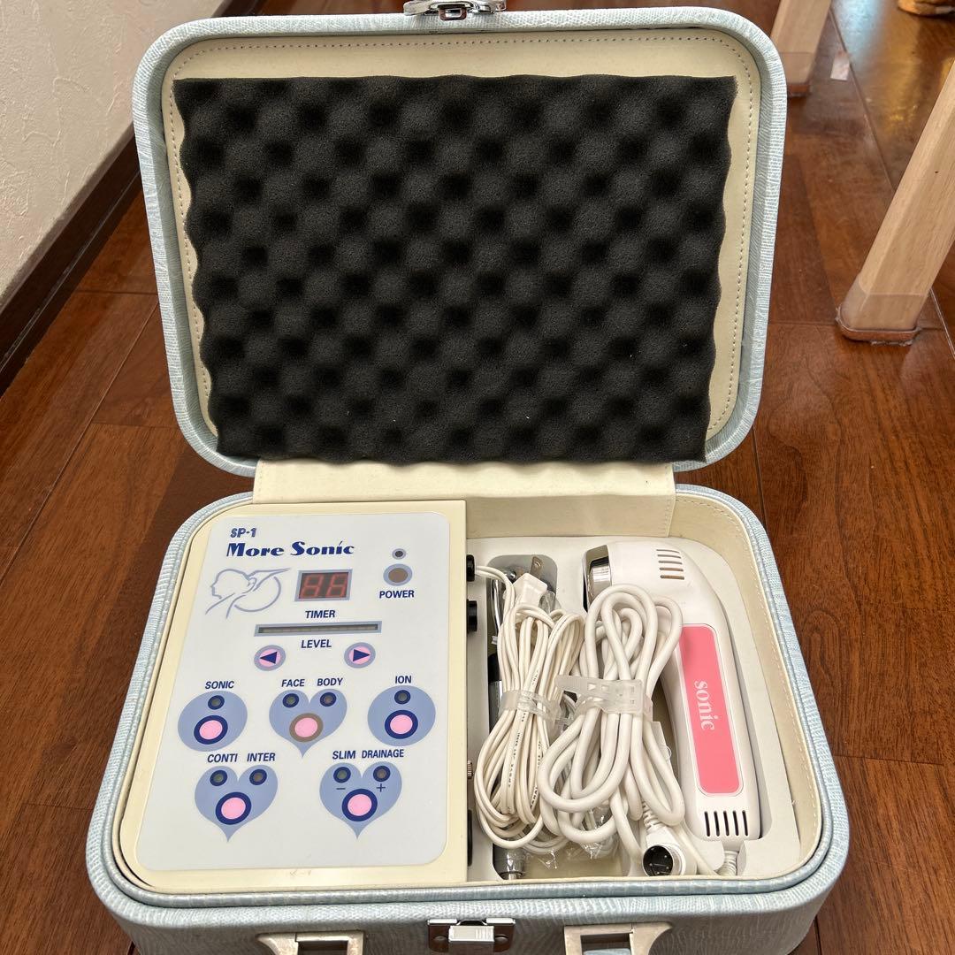 SP-1 More Sonic美容器具　ミラー付き 水色