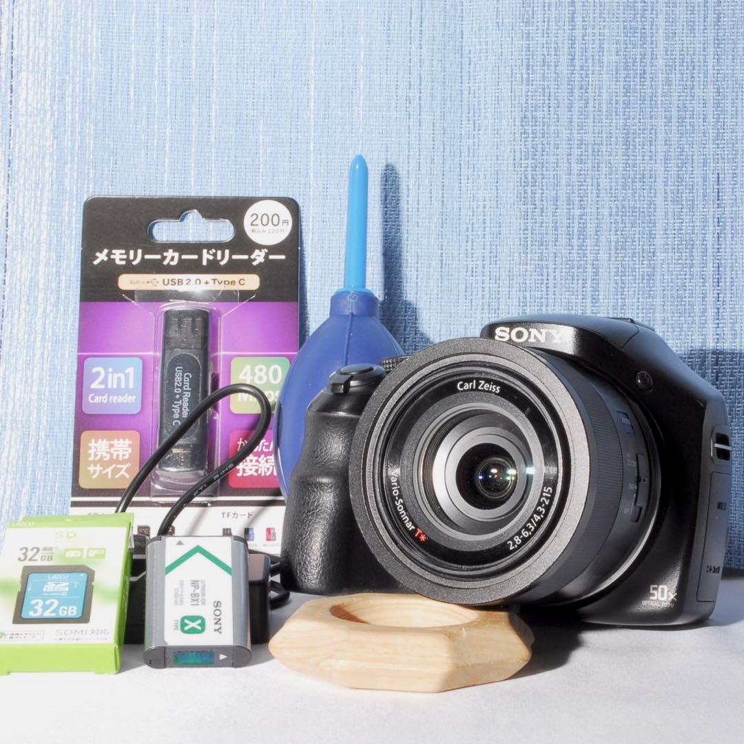 ✨名門ツァイスレンズ✨ソニー HX400V❤️光学50倍ズーム！Wi-Fi転送