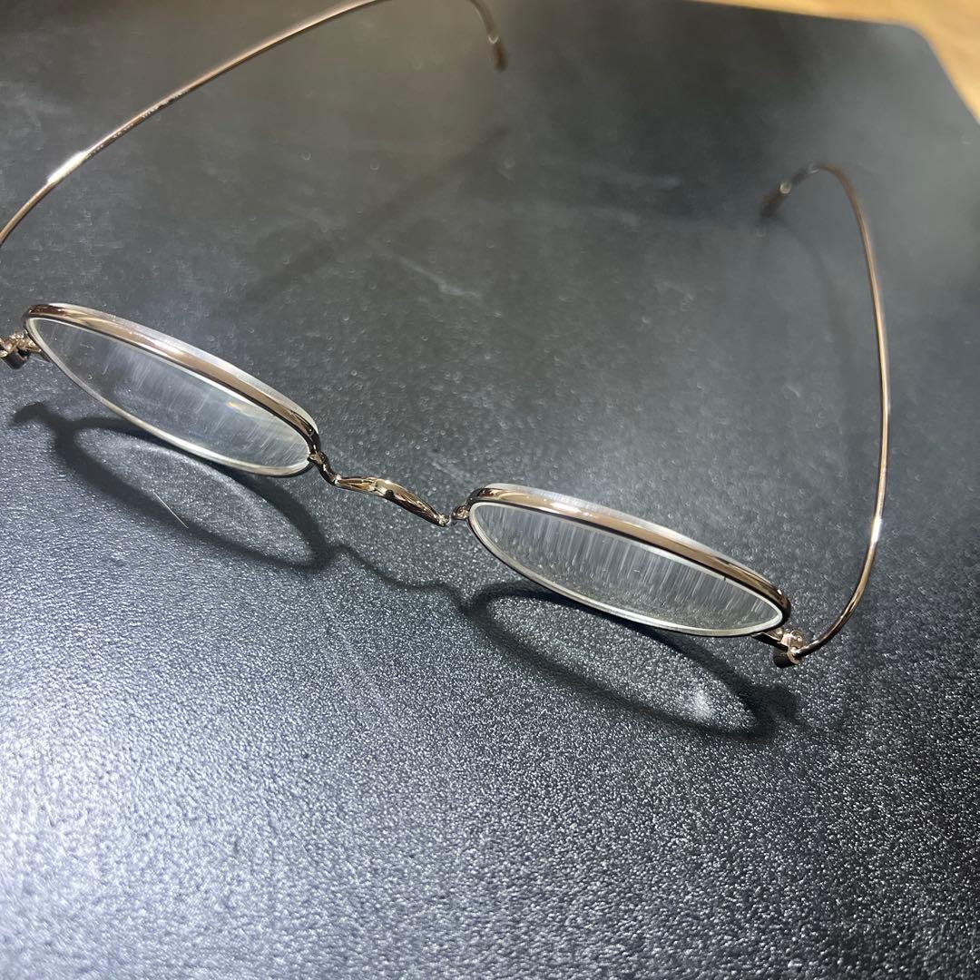 美品+3.50 PAPER GLASSES ペーパーグラス オーバル型 老眼鏡