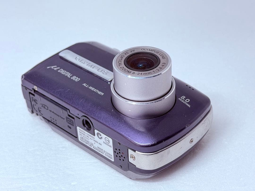 OLYMPUS μ-DIGITAL 800 動作確認済 コンデジ 平成レトロ