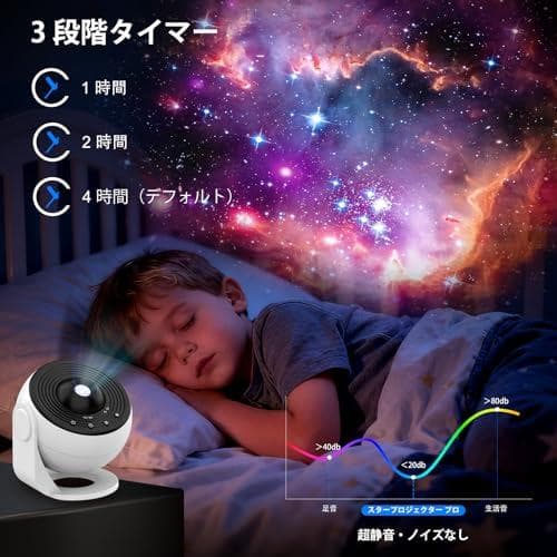 【静音】YunLone プラネタリウム 家庭用 部屋用 ホーム スタープロジェp
