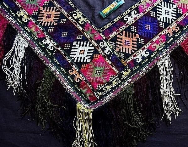 ★S0807★ラカイ (30)　アンティーク　刺繍布 アフガニスタン　遊牧民族