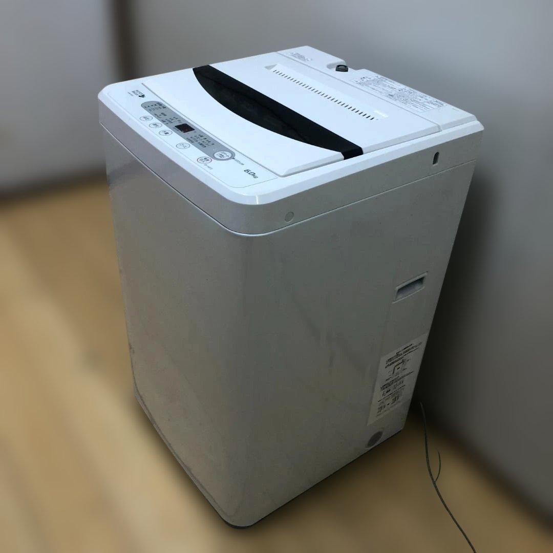 送料無料 ヤマダ 6.0kg 全自動洗濯機 【YWM-T60A1】 250727