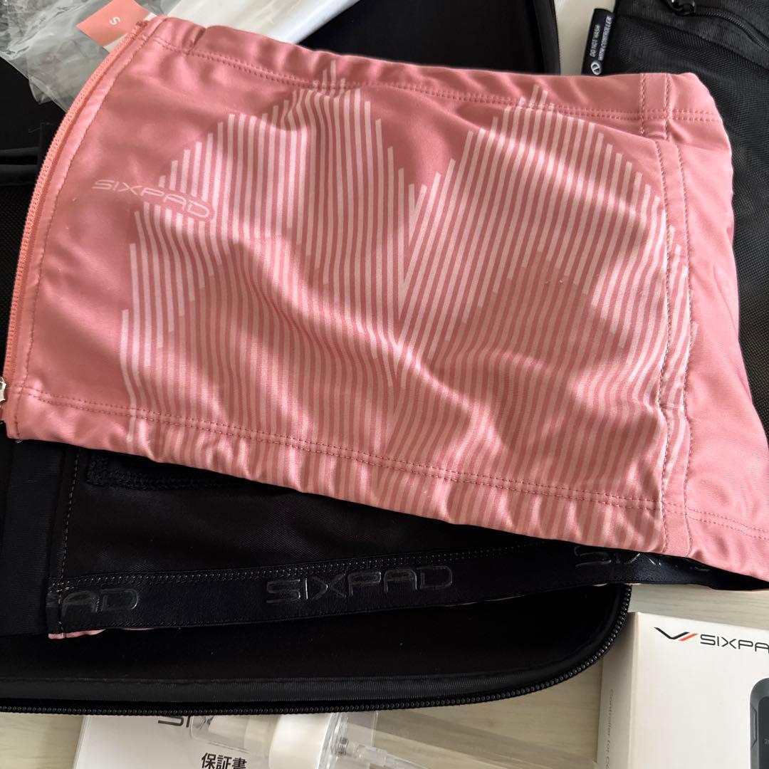 シックスパッド SIXPAD パワースーツコアベルト ピンクSサイズ