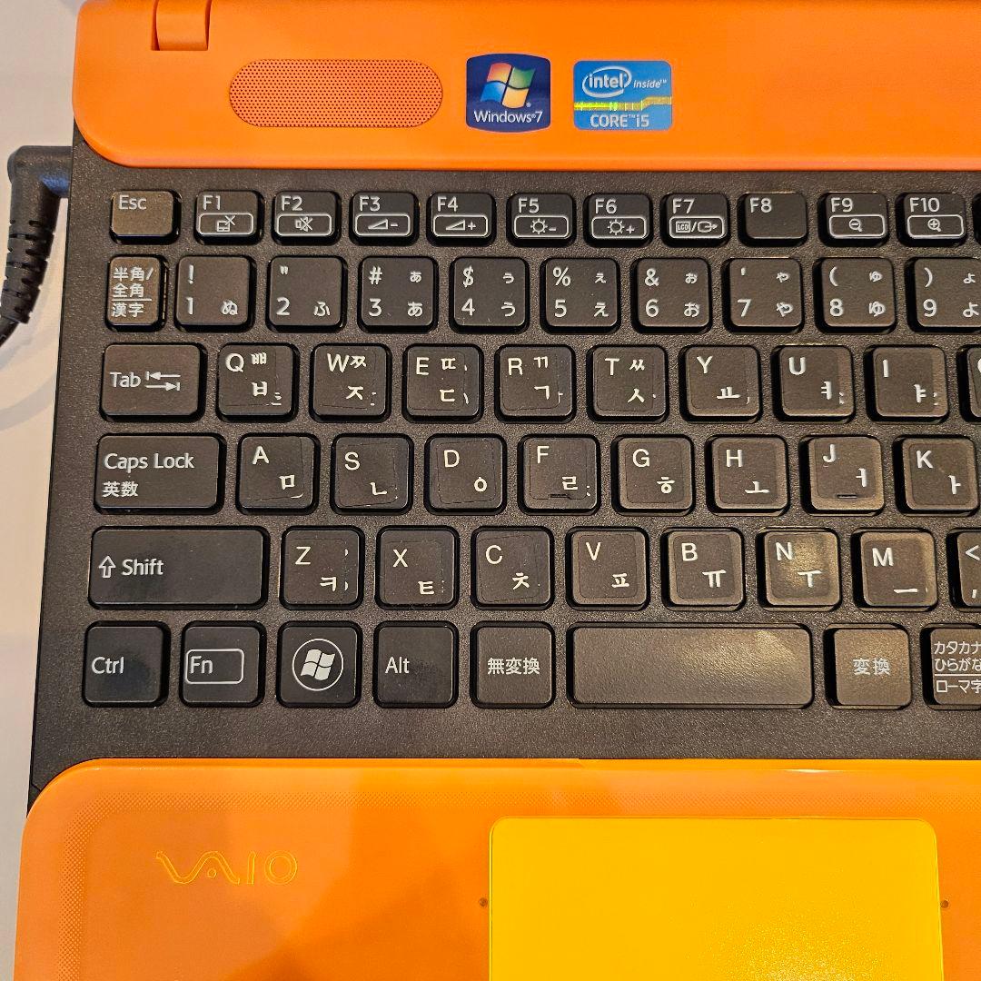【win10】VAIO PCG-71712N オレンジ ノートPC