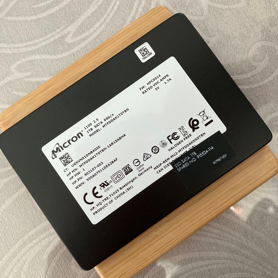 Micron SATA 1TB SSD 2.5寸