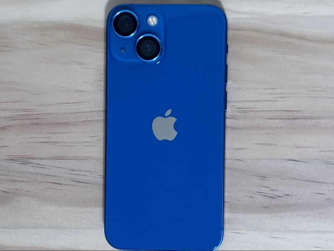 バッテリー100% iPhone13mini 128g ブルー SIMフリー