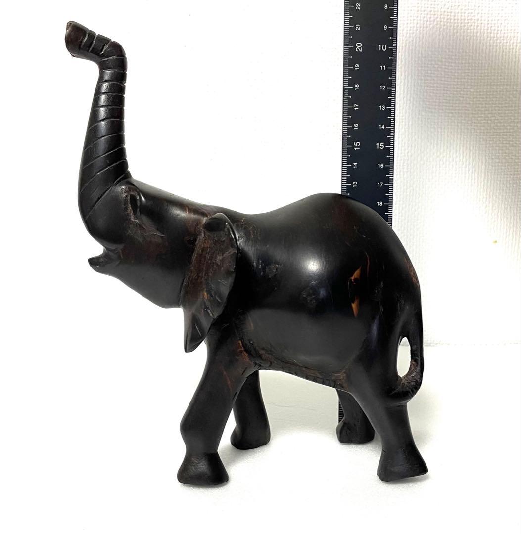 vintage 象　置物 wooden figure/ornament
