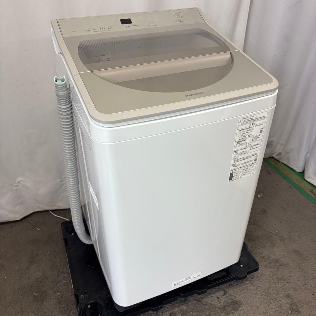 255　パナソニック　洗濯機　大型　10キロ　綺麗　中古　設置無料　安い‼️