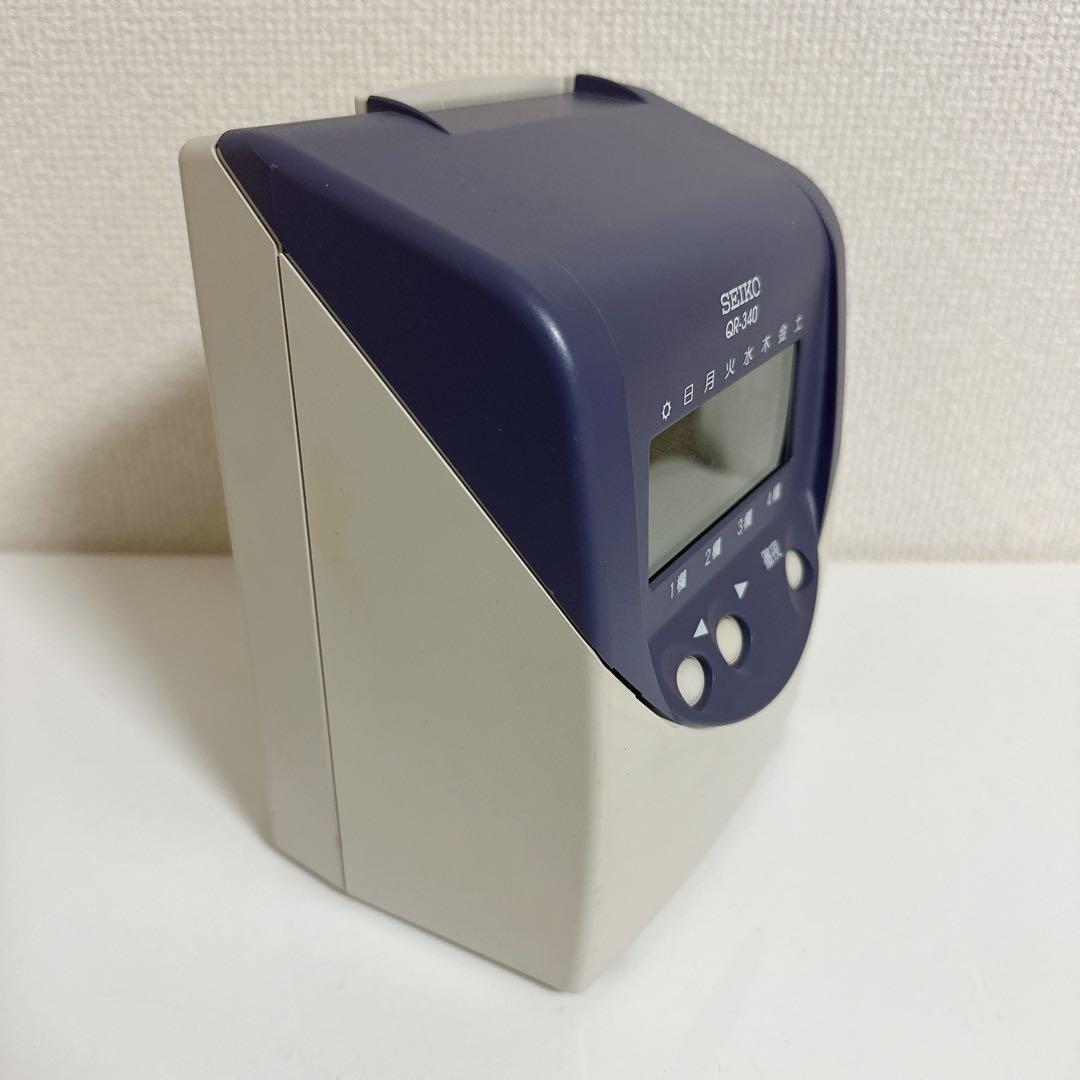 SEIKO セイコー タイムレコーダー QR-340 動作確認済 事務 店舗用品