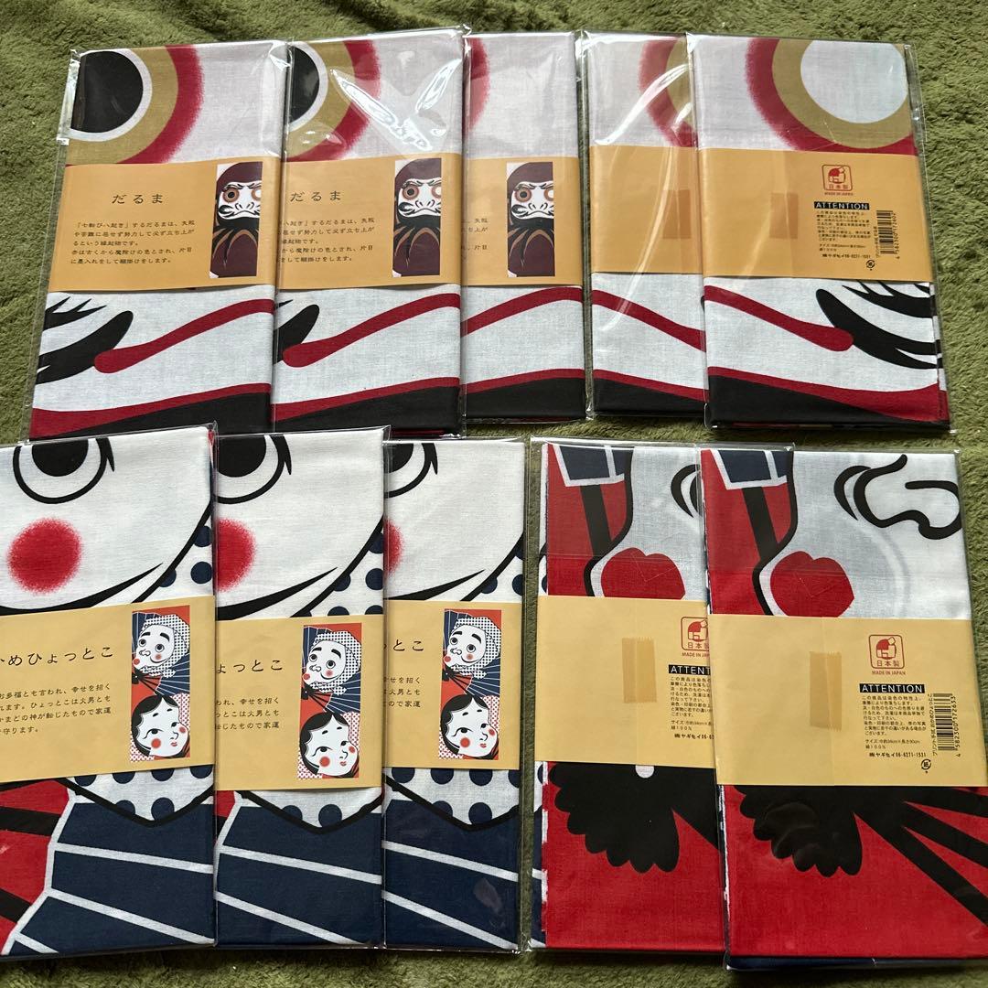 セール❣️新品　福招き猫 手ぬぐい　☺︎ １０枚セット✩.*˚ ☺︎
