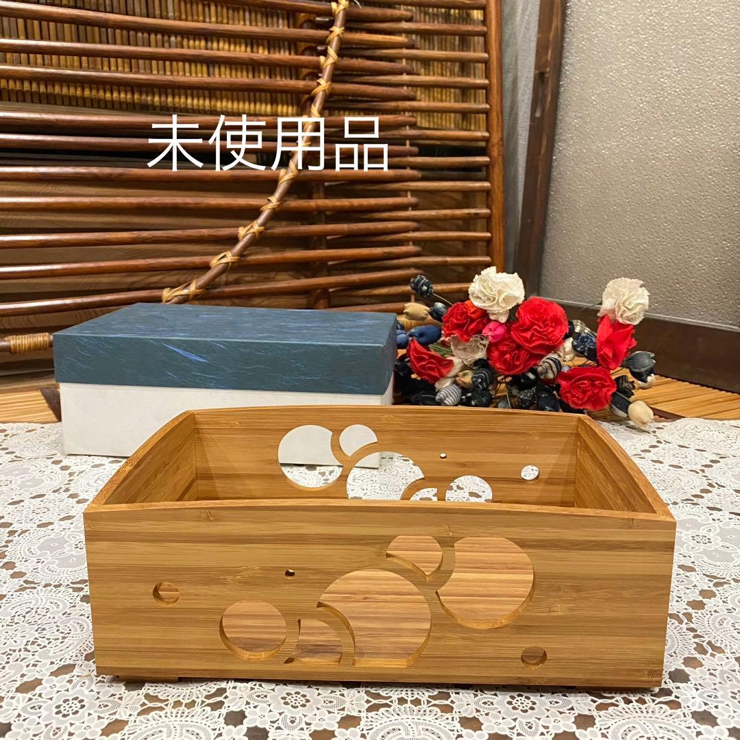 新品 未使用 煙草盆 寄せ竹 透かし インテリア