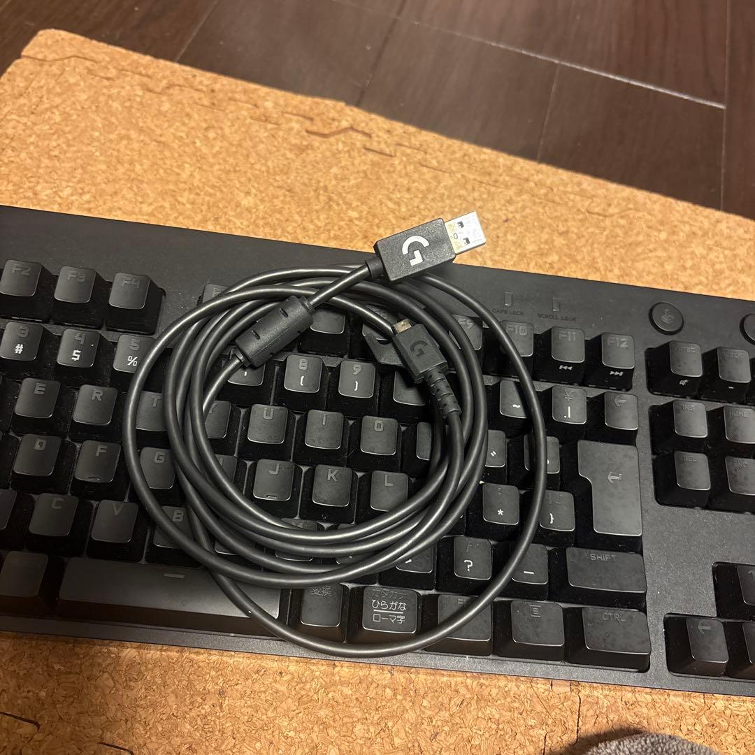 Logitech メカニカルキーボード 青色バックライト