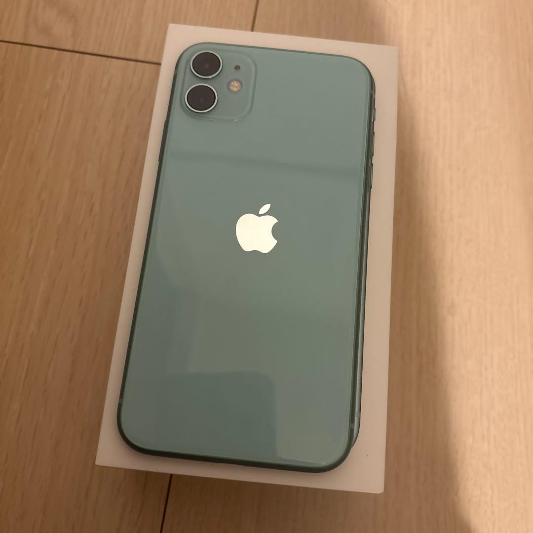 Apple iPhone 11 美品　ミントグリーン 本体 SIMロックなし