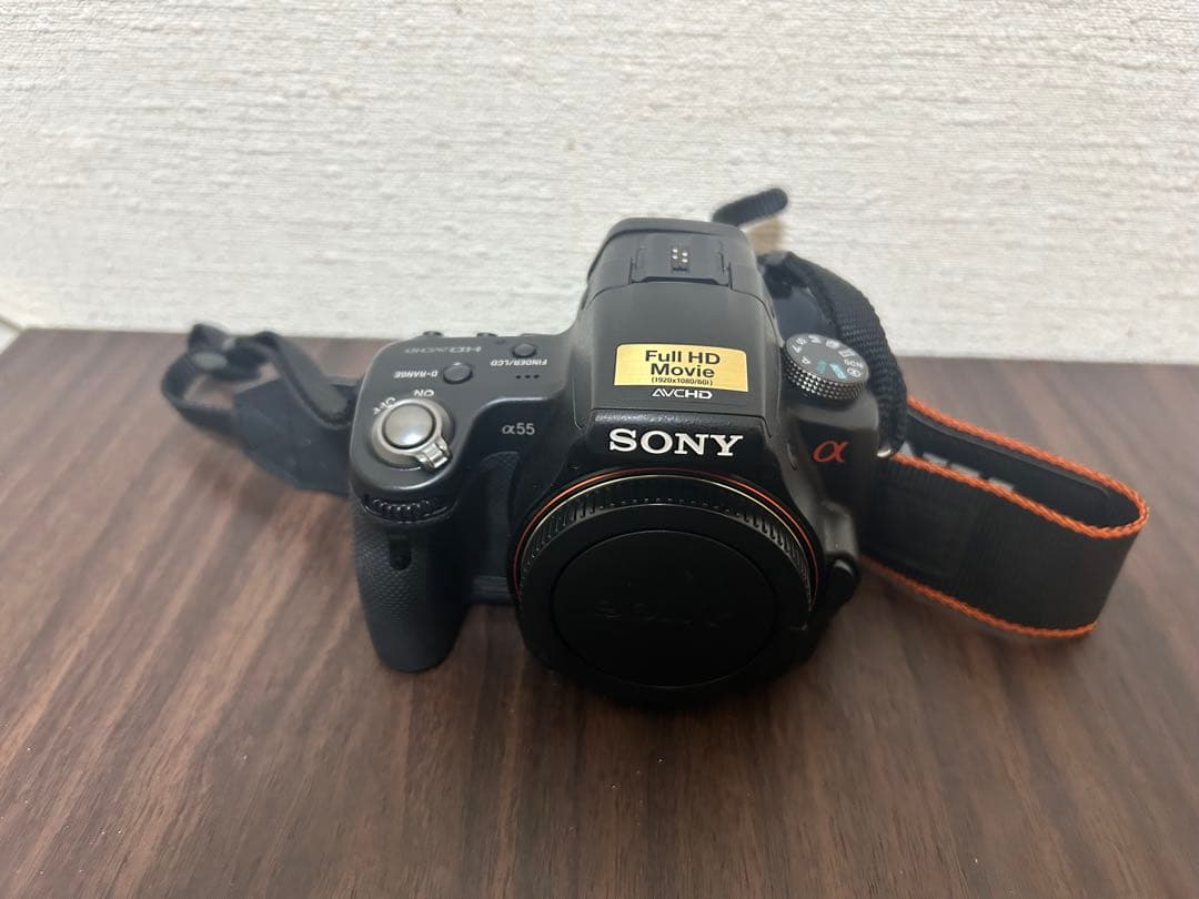 一眼レフ SONY α55 レンズ2本セット 充電器付き ジャンク
