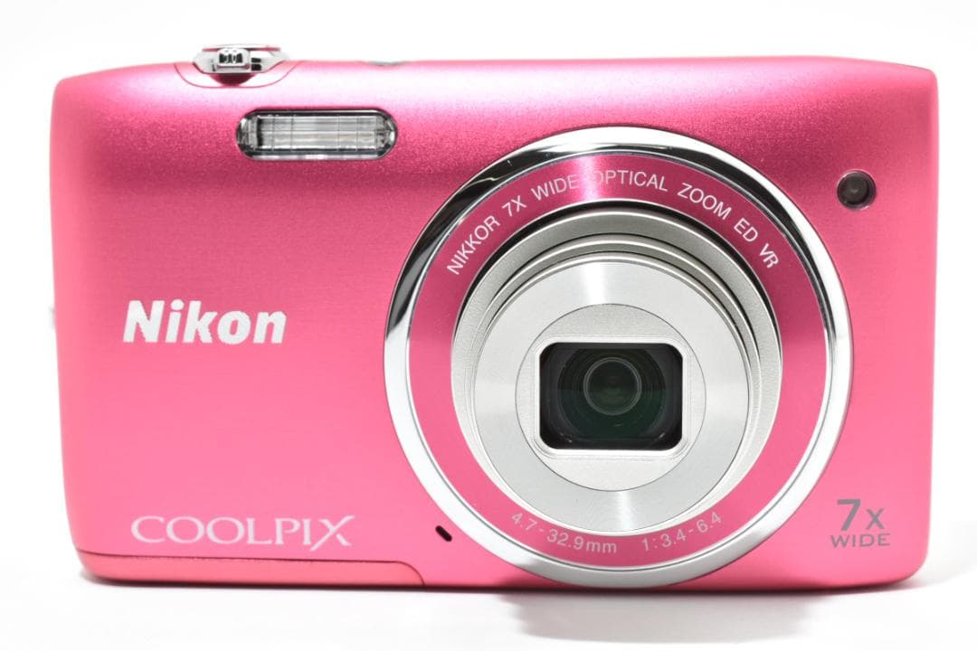 超美品 ニコン COOLPIX S3500 コンパクトデジタルカメラ ピンク
