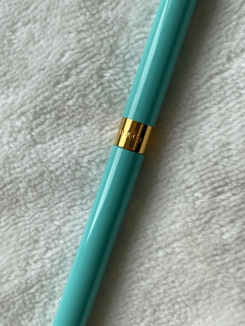 TIFFANY&Co. ティファニーブルー　ツイスト式　ボールペン　袋、箱付き