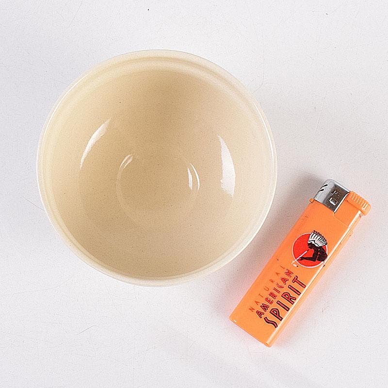 茶道具　吉峯窯　四代目　与し三作　小茶碗　C　8386