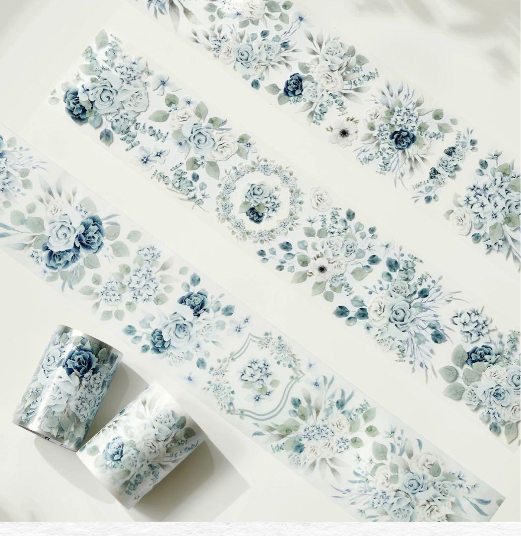 ⭐️SALE⭐️WT《雾隐花海》海外マスキングテープ　マステ 【2619】