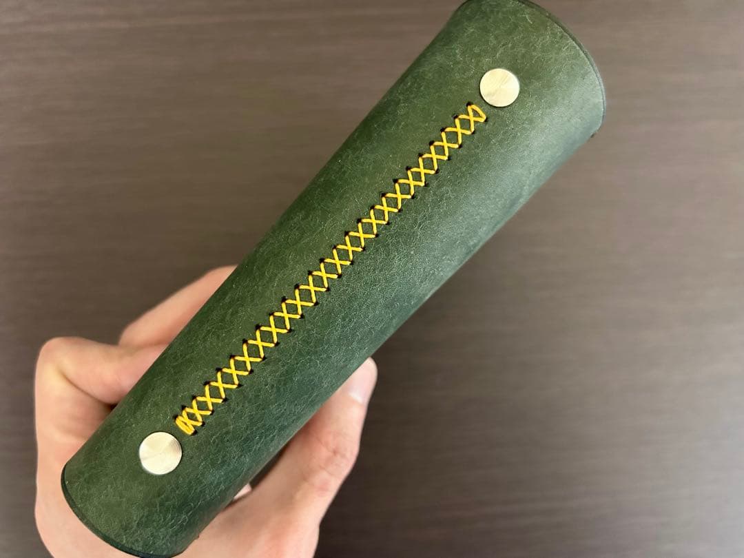 【ミニ6ワイド】　A6サイズシステム手帳　イタリアンレザー　ハンドメイド