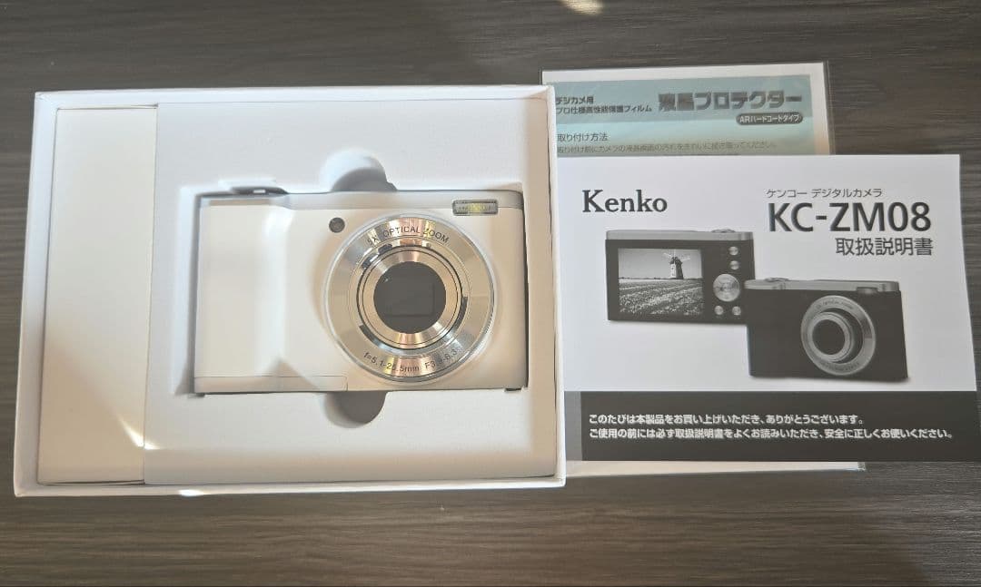 ケンコー Kenko デジタルカメラ KC-ZM08 ホワイト LTD