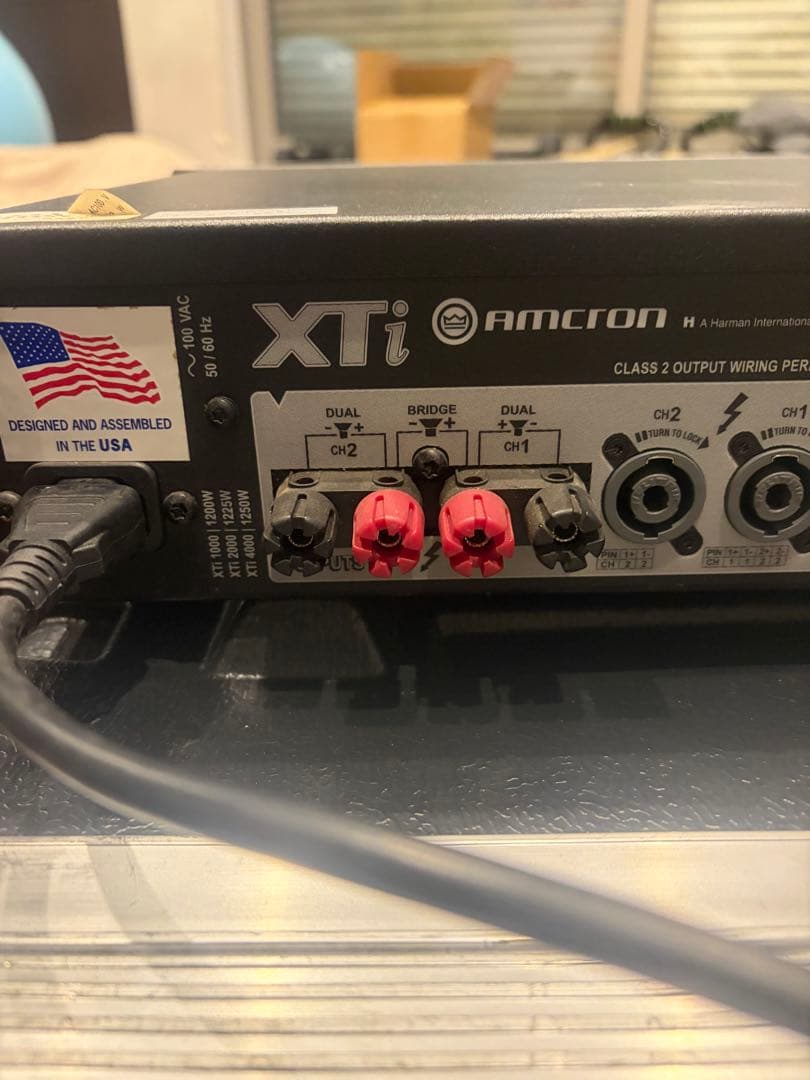 アンプ amcron xti 4000