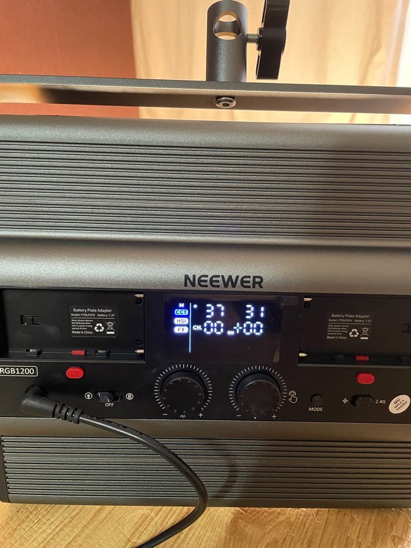 撮影ライトNEEWER RGB1200 RGBビデオライト 60W