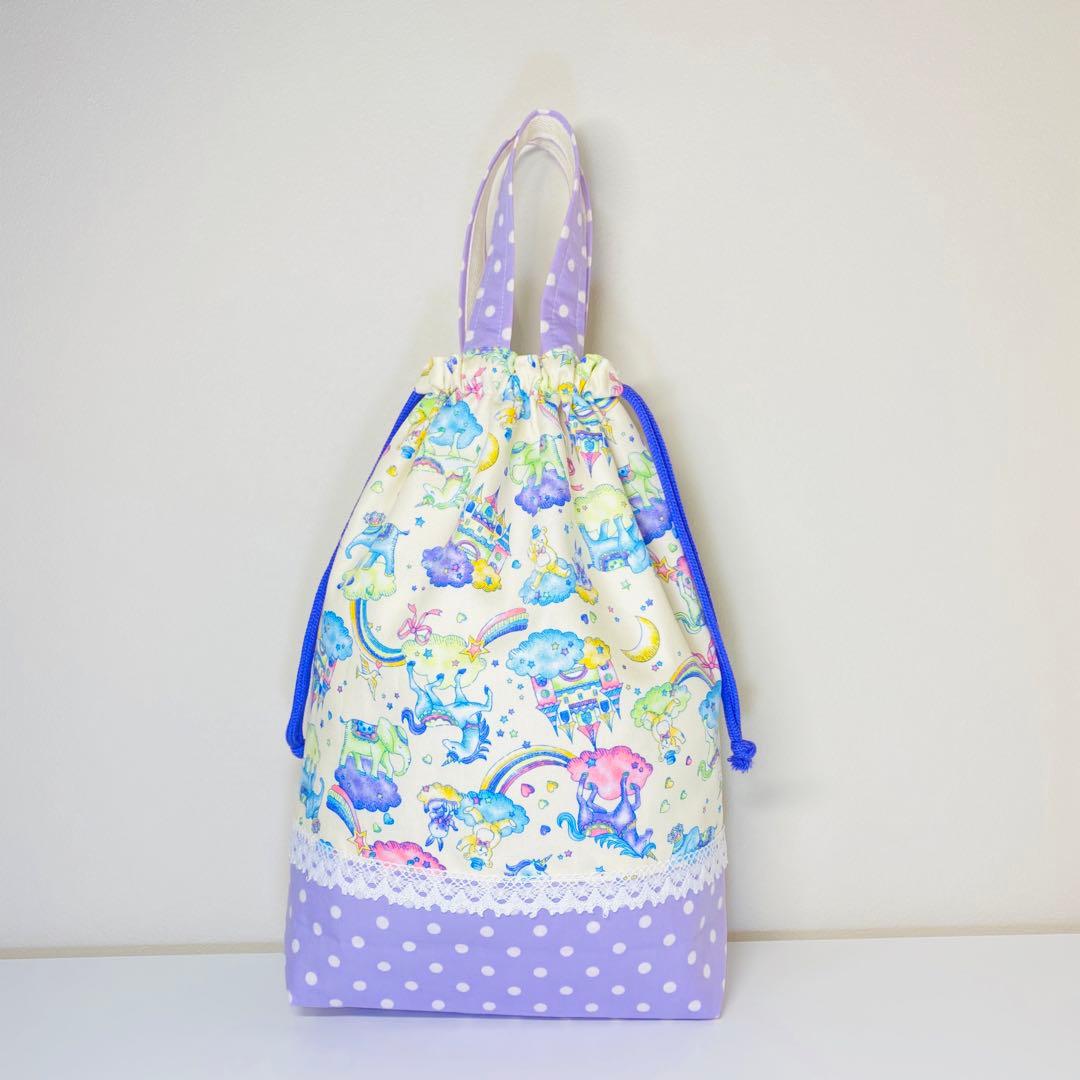 【お名前刺繍サービス】〈５点セット〉くまサーカス柄★入園入学グッズ