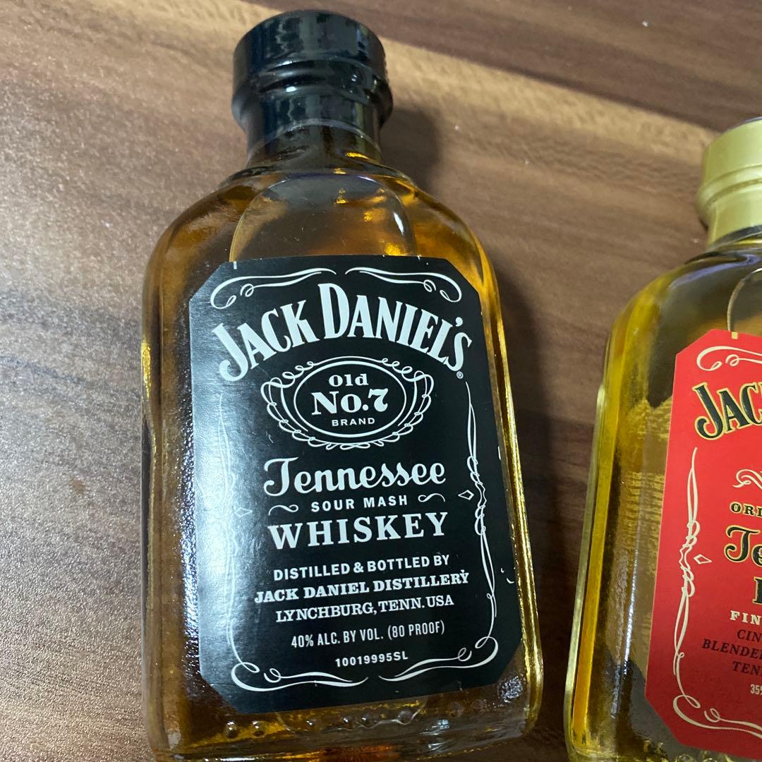 Jack Daniel's ウイスキー 100ml 3本セット