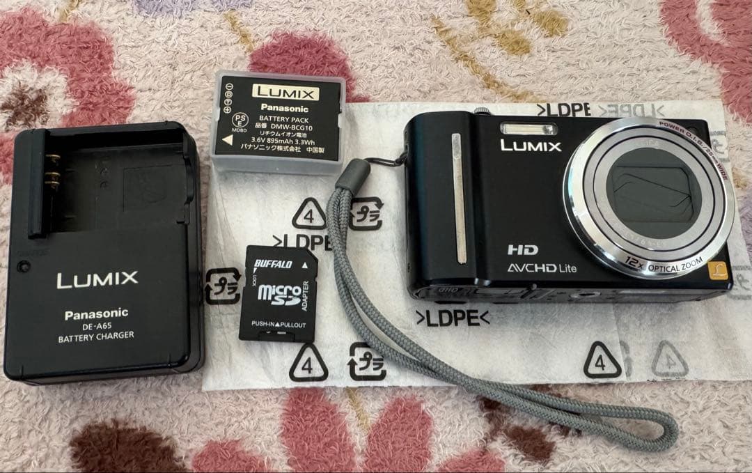 PanasonicLUMIX DMC-TZ10 コンパクトデジカメSDカード付属