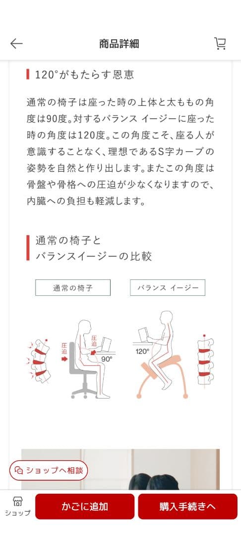 姿勢矯正用バランスチェア バランスイージー