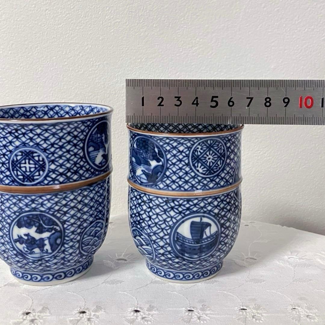 京焼 清水焼 七宝詰湯飲み 芳山窯
