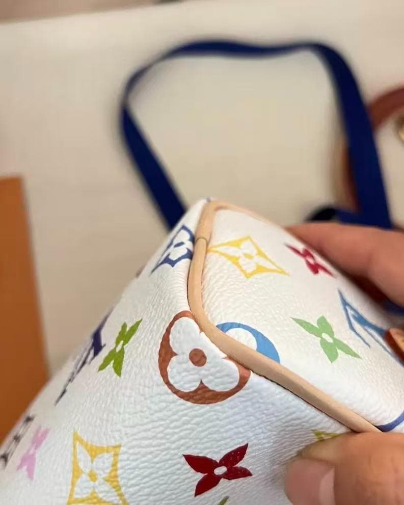 Louis ☆Vuitton ハンドバッグ ホワイト/マルチカラー