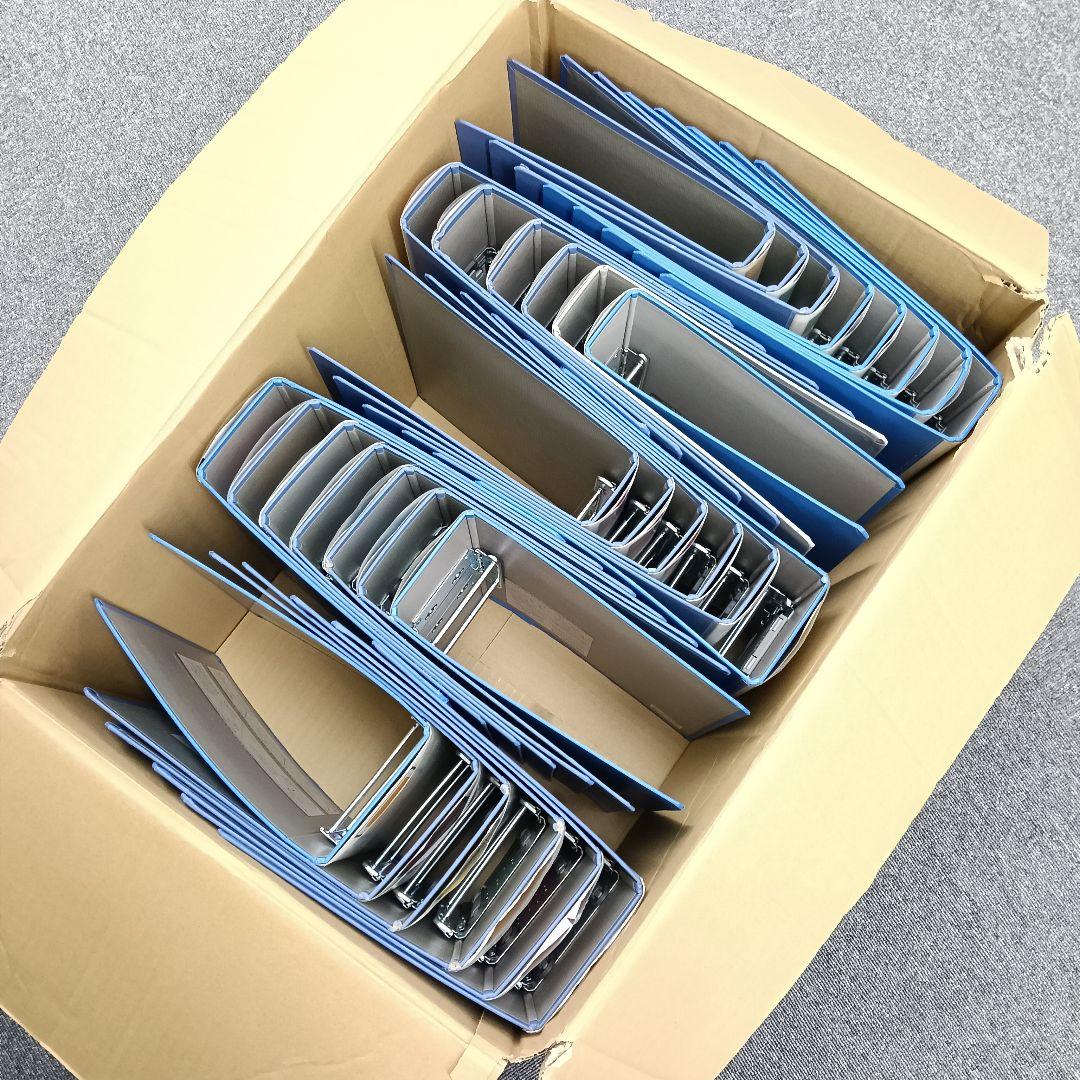 キングジム コクヨ A4パイプ式ファイル 32冊