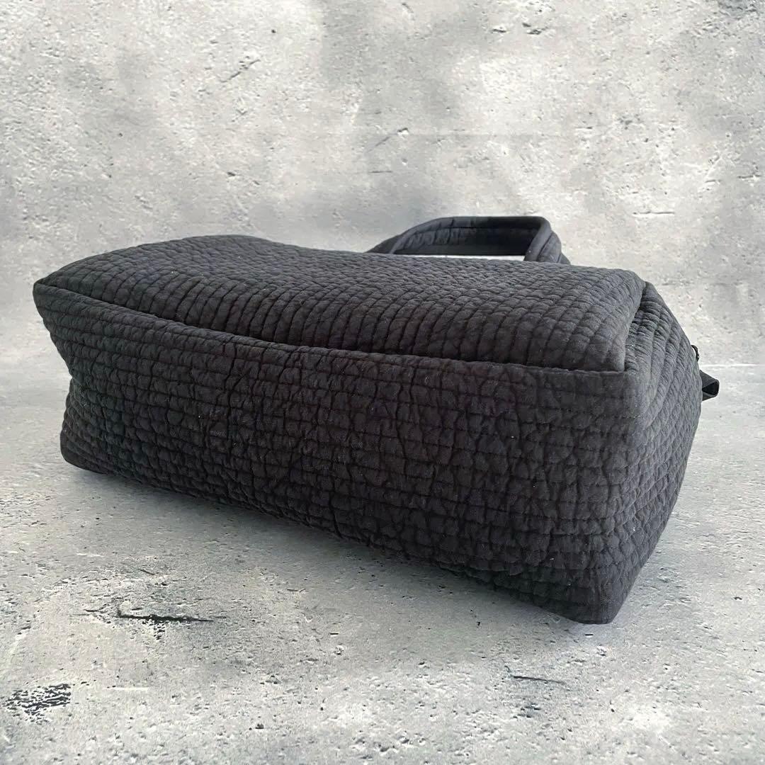 ボストンバッグ ヌビバッグ　ブラック　ハンドメイド