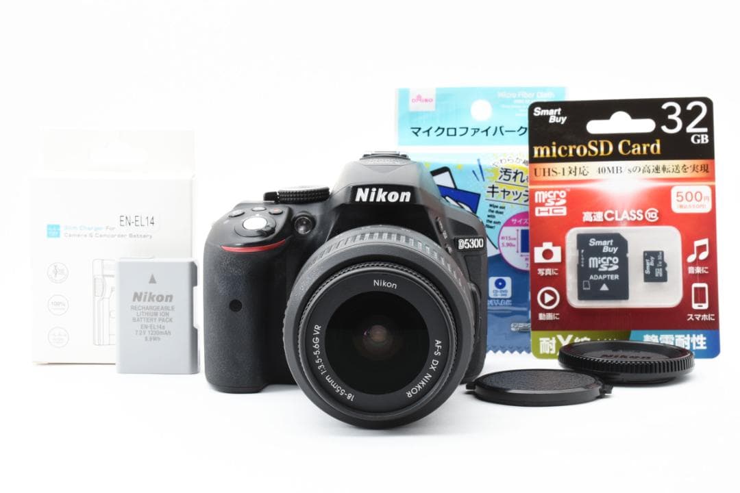 【美品】Nikon ニコン D5300　✨Wi-Fi機能搭載✨お得なセット付き✨