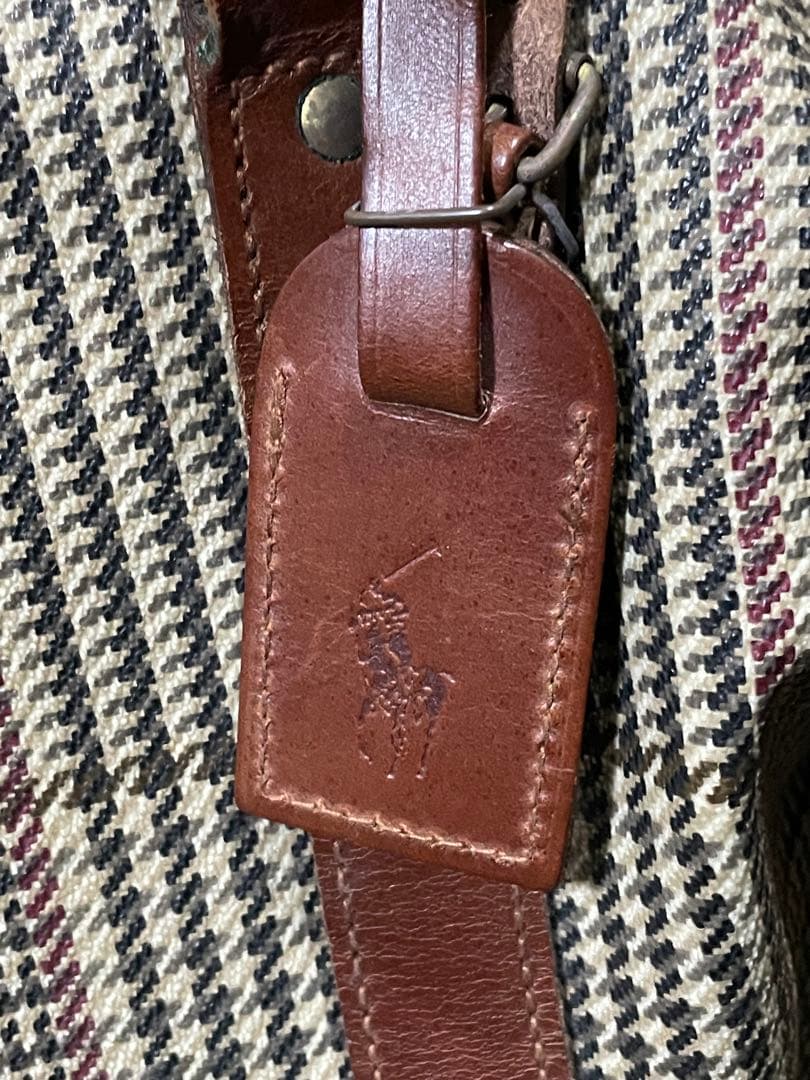 Polo Ralph Lauren チェック柄 ボストンバッグ