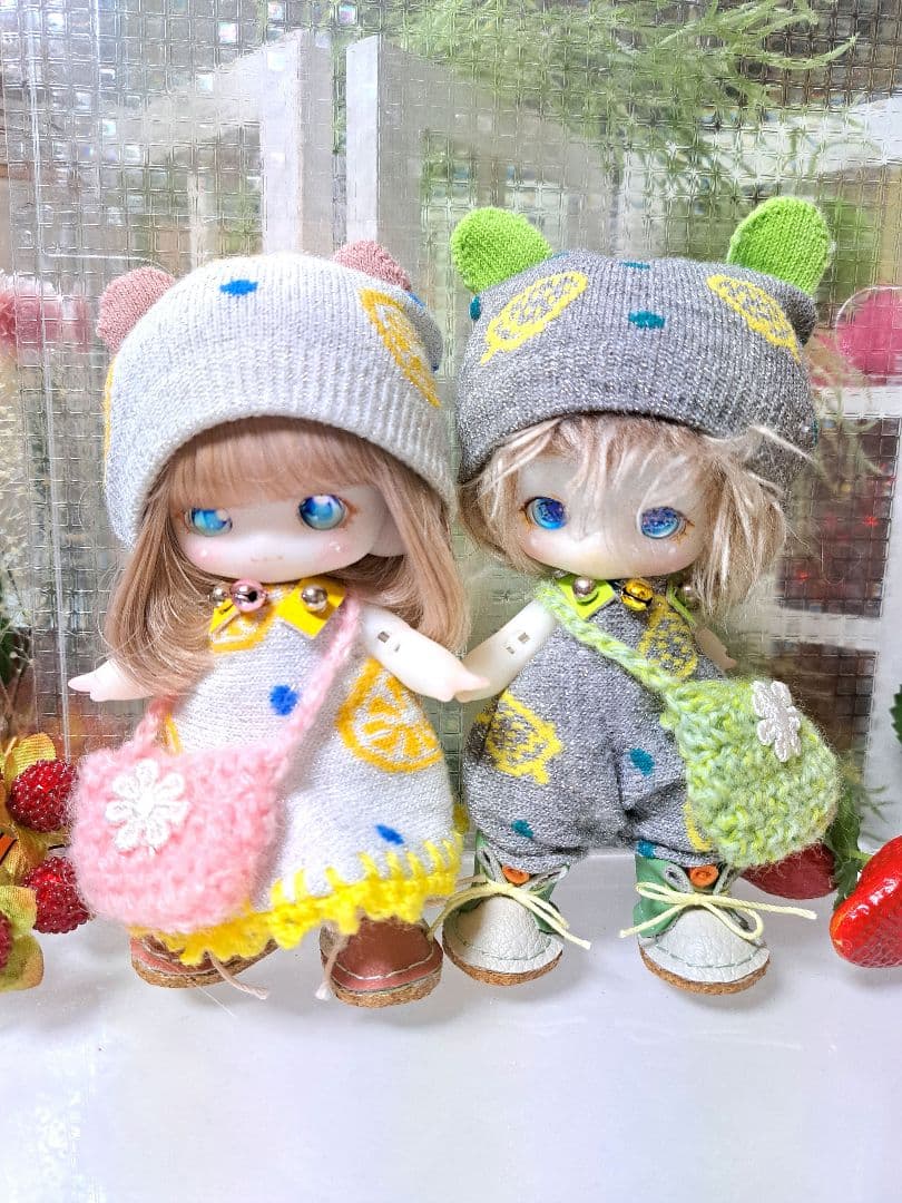 おまとめ専用ページ☆子犬わたあめ13㎝用☆お洋服G＋靴☆お洋服P＋靴