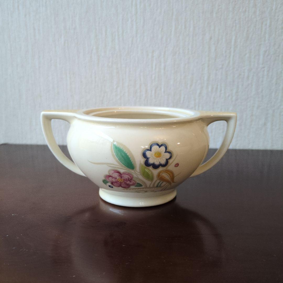 美品＊スージークーパー＊ノーズゲイ蓋なしジャムポット＊ソーサーなしカップ