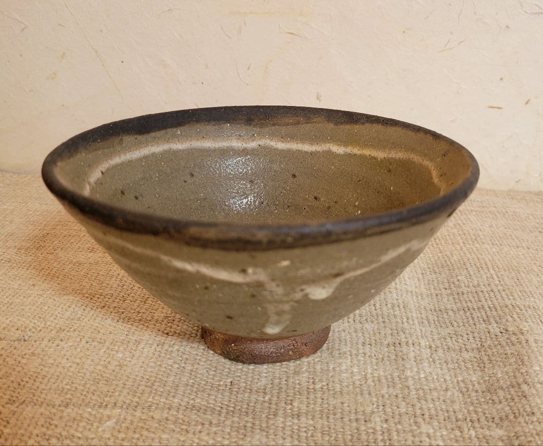 杉本泥牛　唐津焼　抹茶茶碗