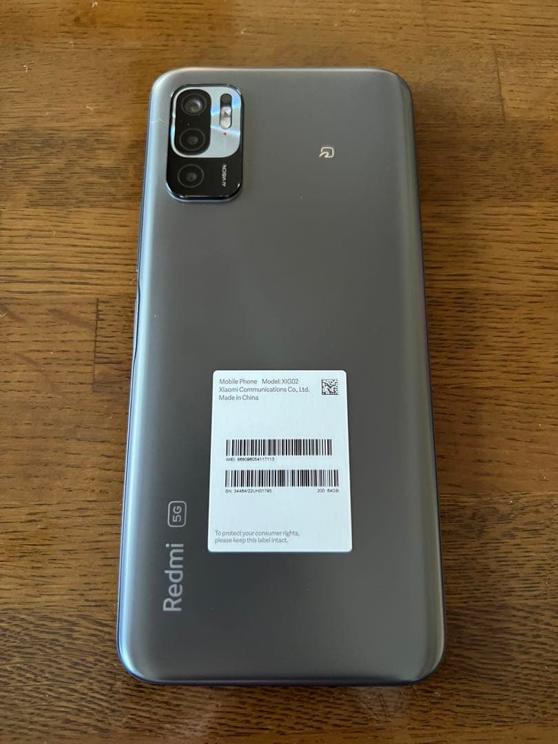 Redmi Note 10 JE 64GB グラファイトグレー箱付