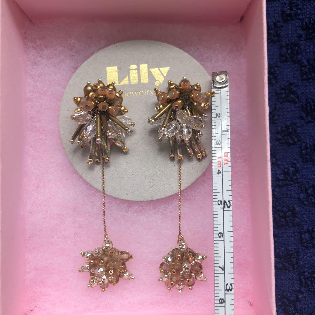 【美品】Lily jewelry ハンドメイド イヤリング