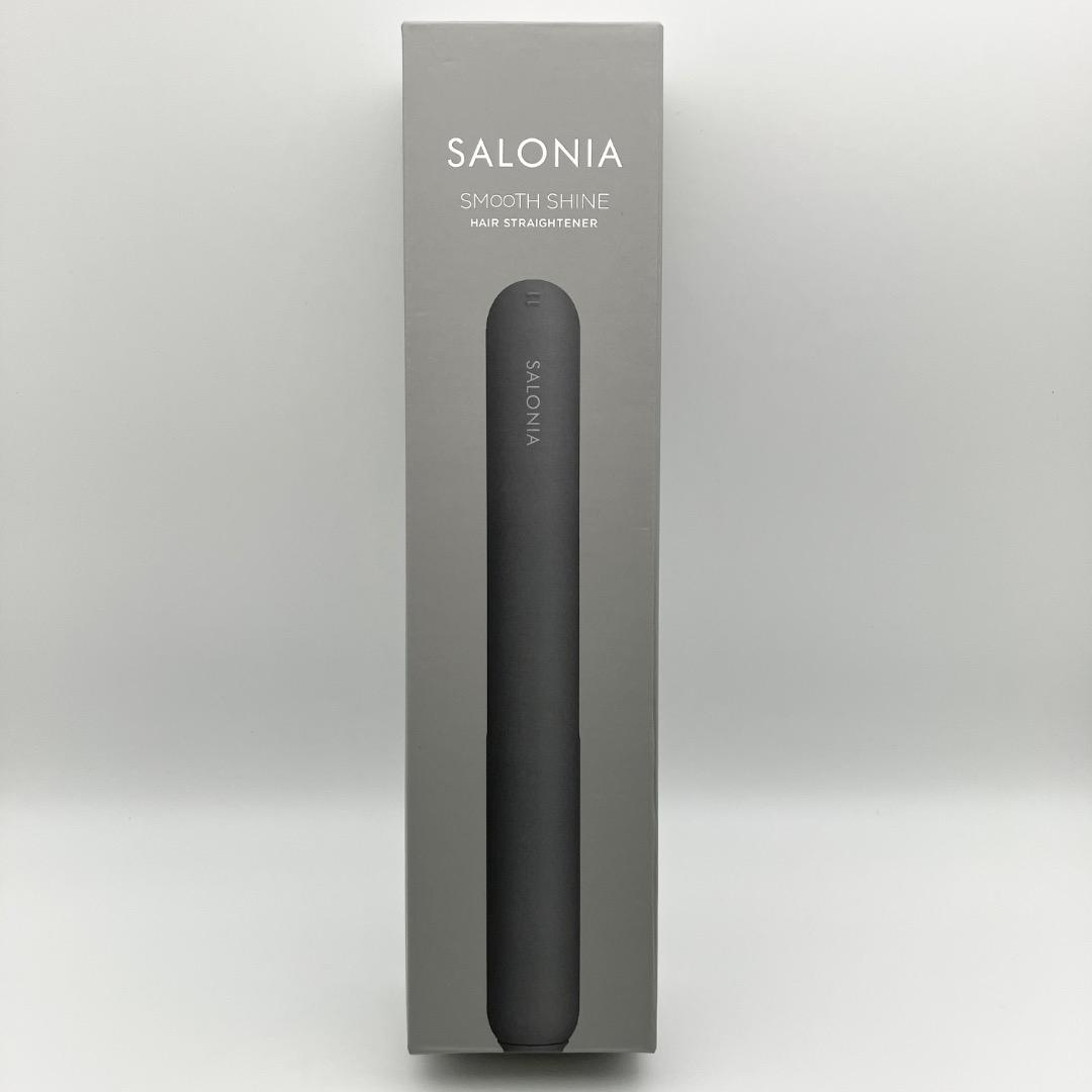未使用品 サロニア スムースシャイン ストレートヘアアイロン 24mm グレー