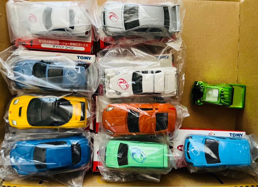 絶版レア 第3回大阪モーターショー開催記念トミカ 9台まとめ売りおまけ付き