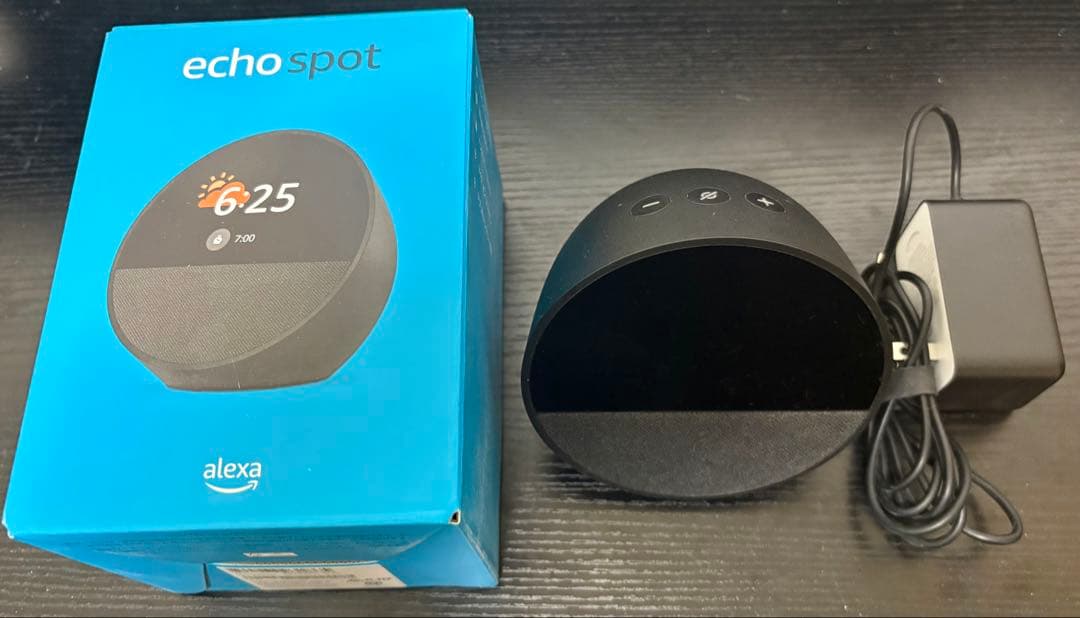 u*a様 Amazon Echo Spot ブラック（最新2024年モデル）