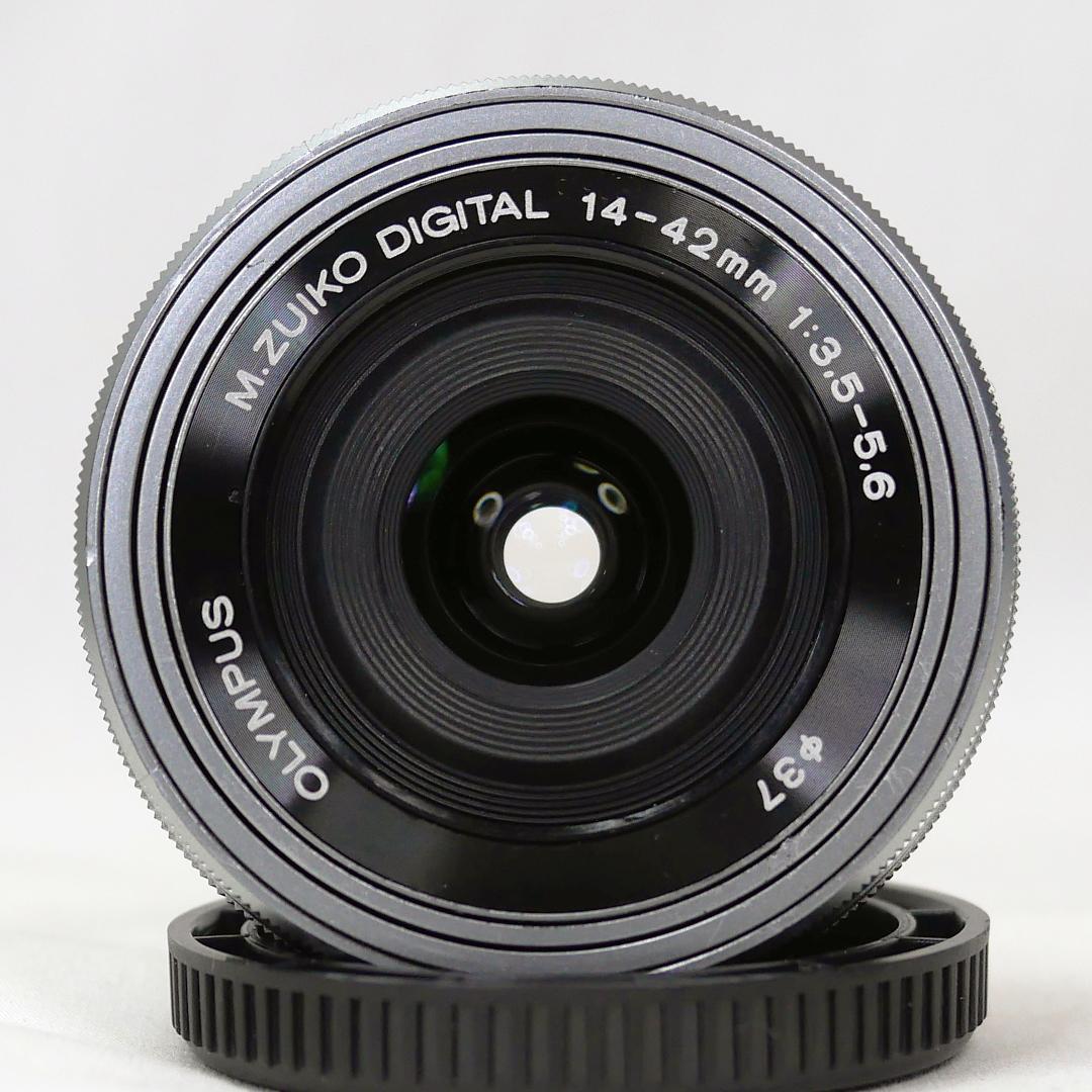 OLYMPUS 電動パンケーキレンズ M.ZUIKO 14-42mm シルバー