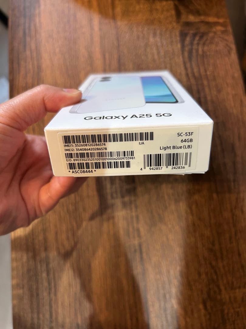 【新品未使用】　SIMフリー A25 5G 64GB Blue
