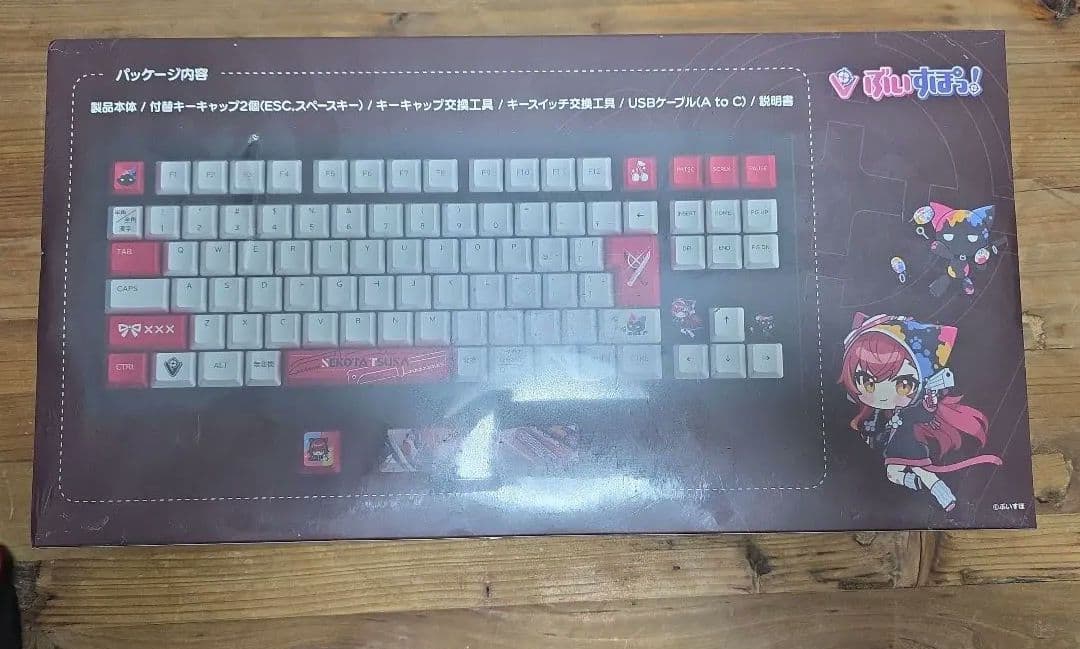 【新品】ぶいすぽっ！VspoGear ゲーミングキーボード 猫又つなエディション