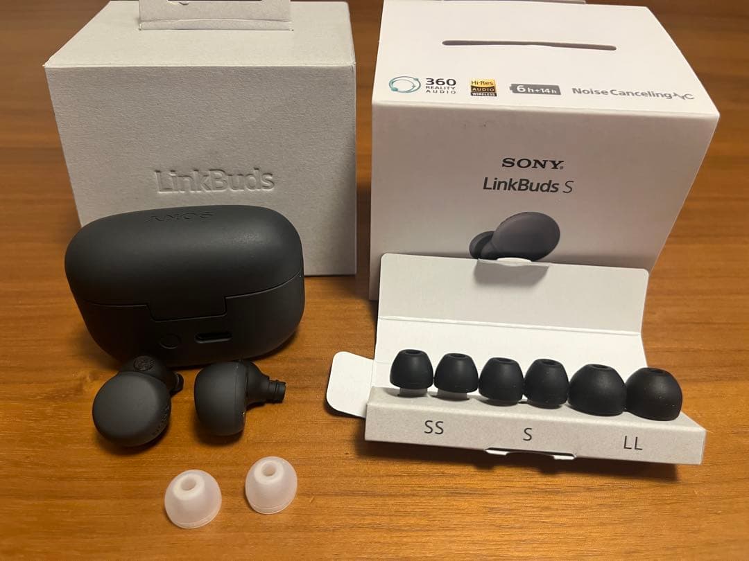 SONY LinkBuds S WF-LS900N ワイヤレスイヤホン ブラック