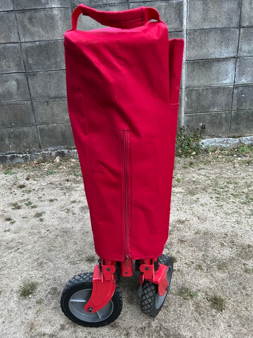 Coleman 赤 キャリーカート 折りたたみ式